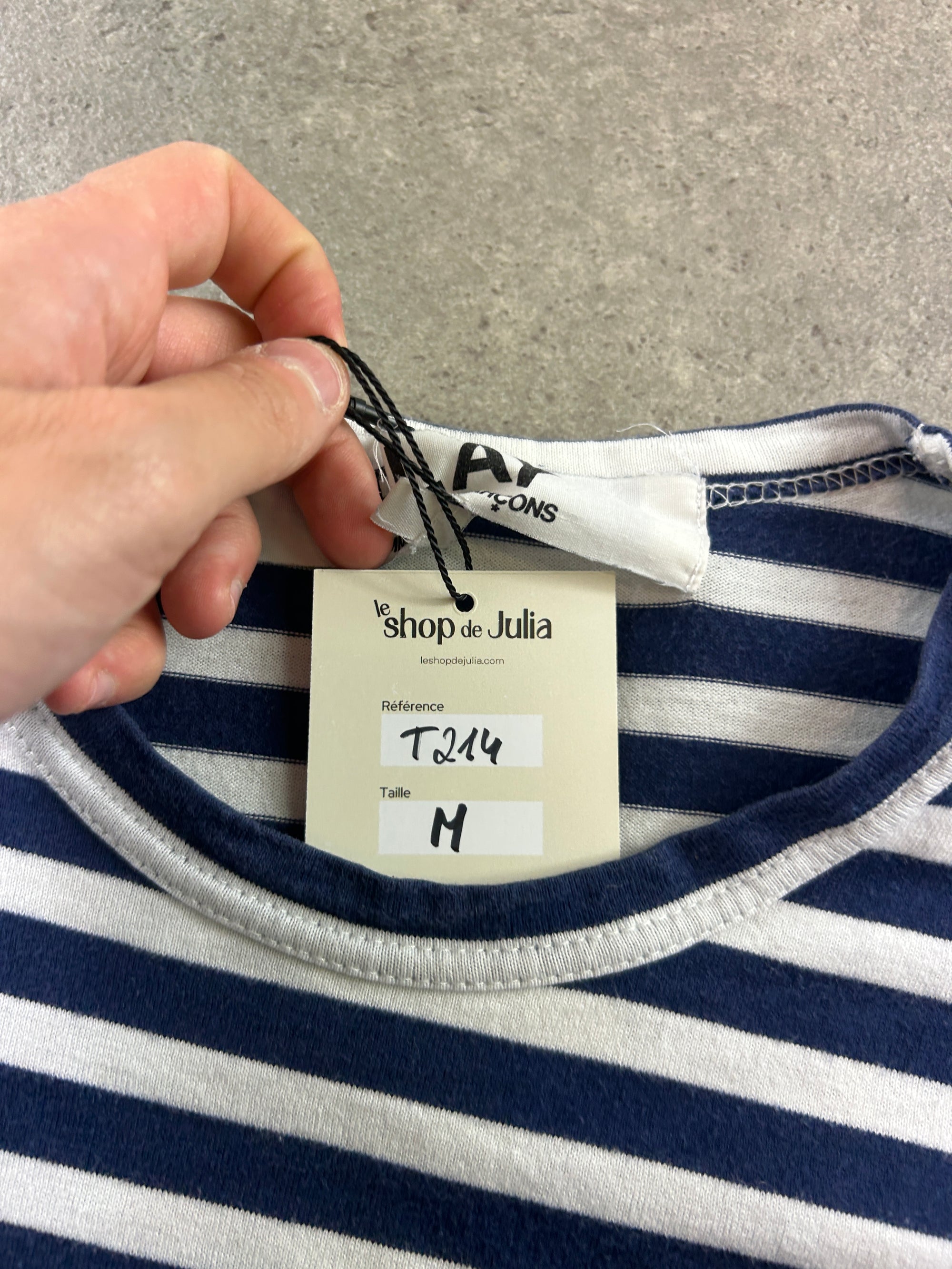 T-shirt marinière Comme des garçons (S/M)