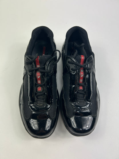 Prada america's cup black patent