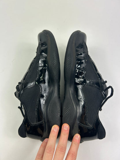 Prada america's cup black patent