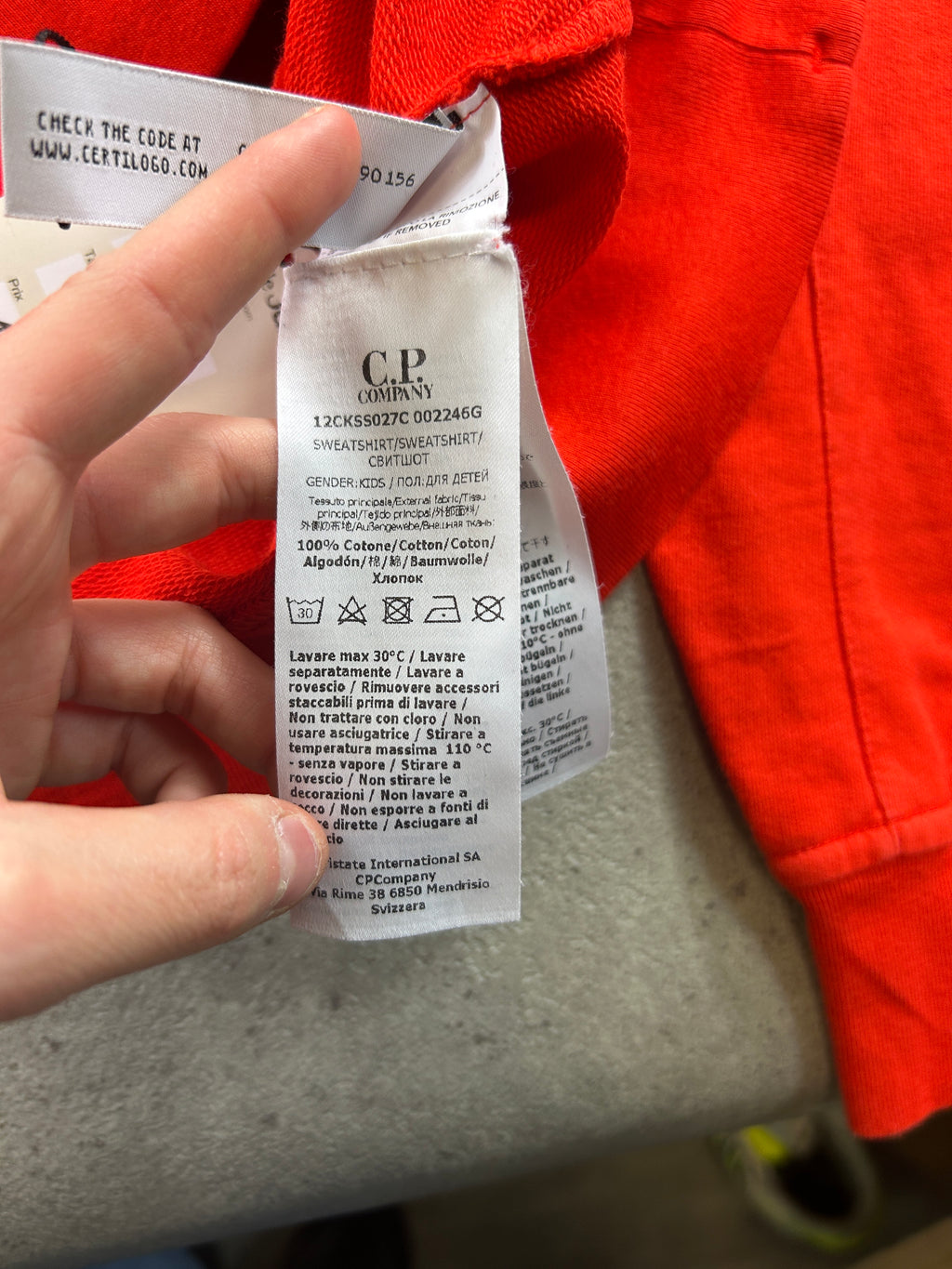 Sweat CP Company (14/S)