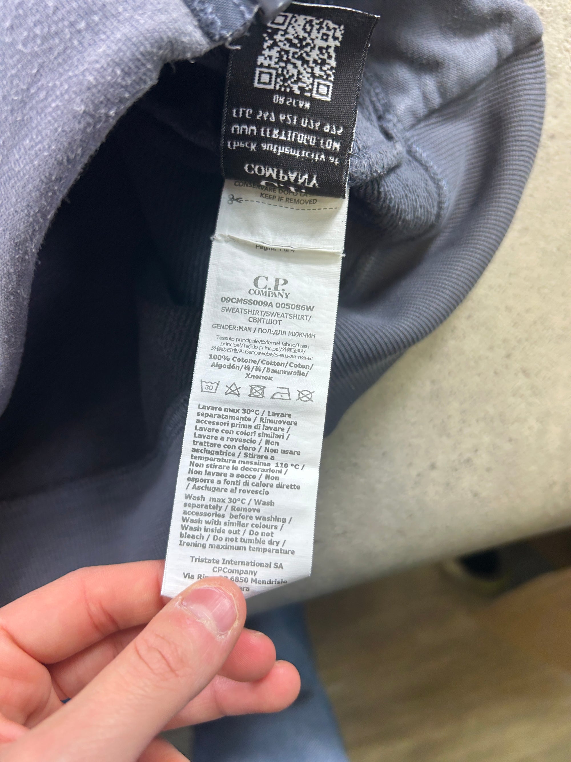 Sweat à capuche google CP Company (M)