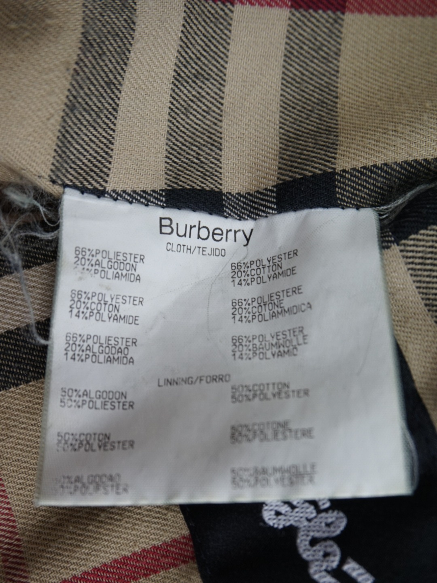 Manteau noir matelassé - Burberry