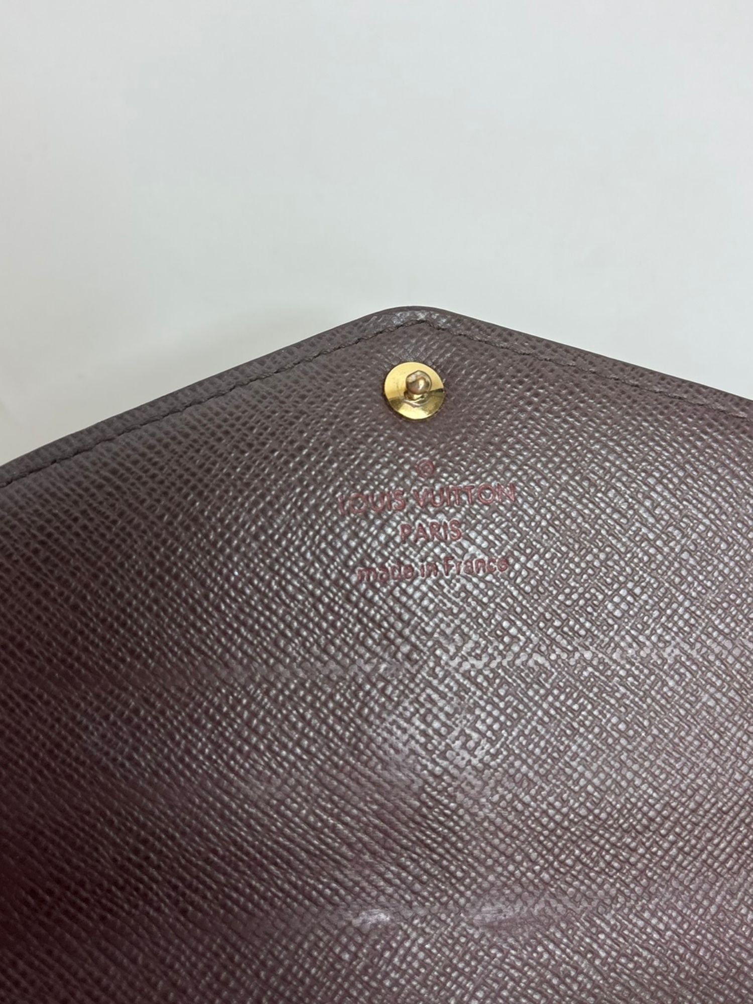 Portefeuille Sarah Damier Ébène Louis Vuitton