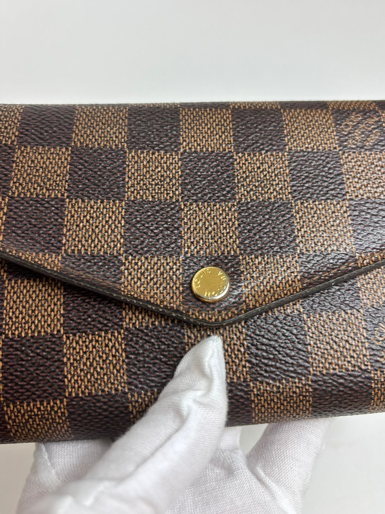 Portefeuille Sarah Damier Ébène Louis Vuitton