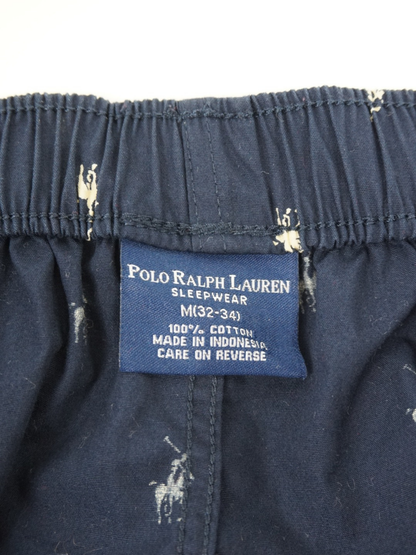 Pantalon multilogos bleu marine - Ralph Lauren