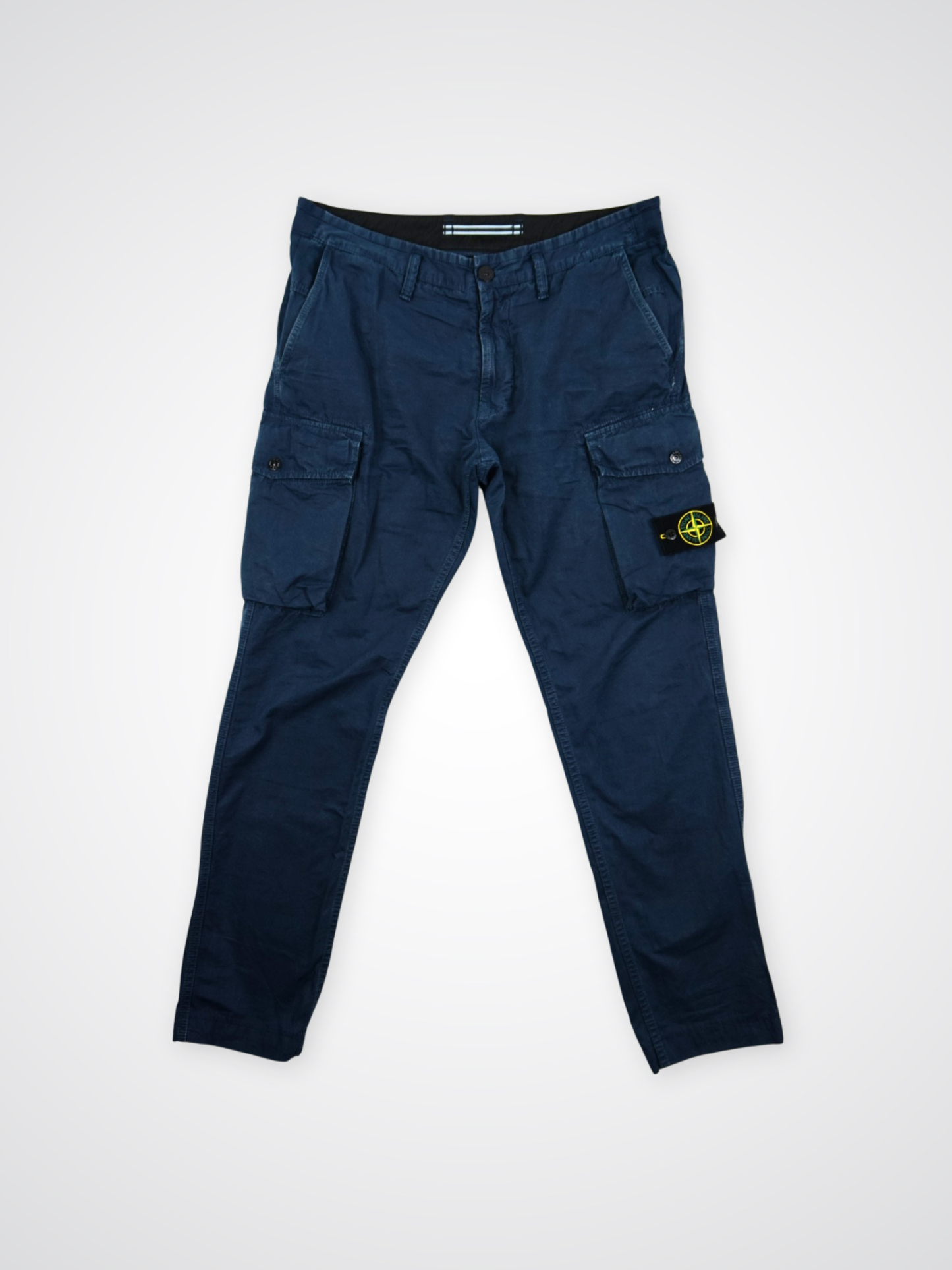 Pantalon bleu style cargo - Stone Island