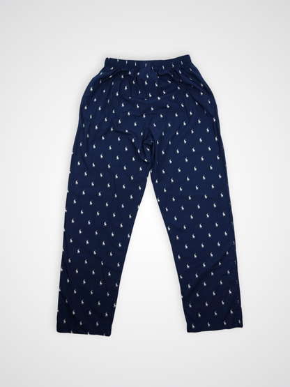 Pantalon multilogos bleu marine - Ralph Lauren