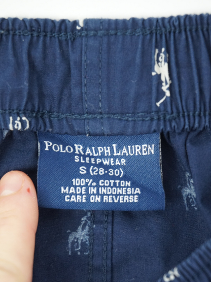 Pantalon multilogos bleu marine - Ralph Lauren