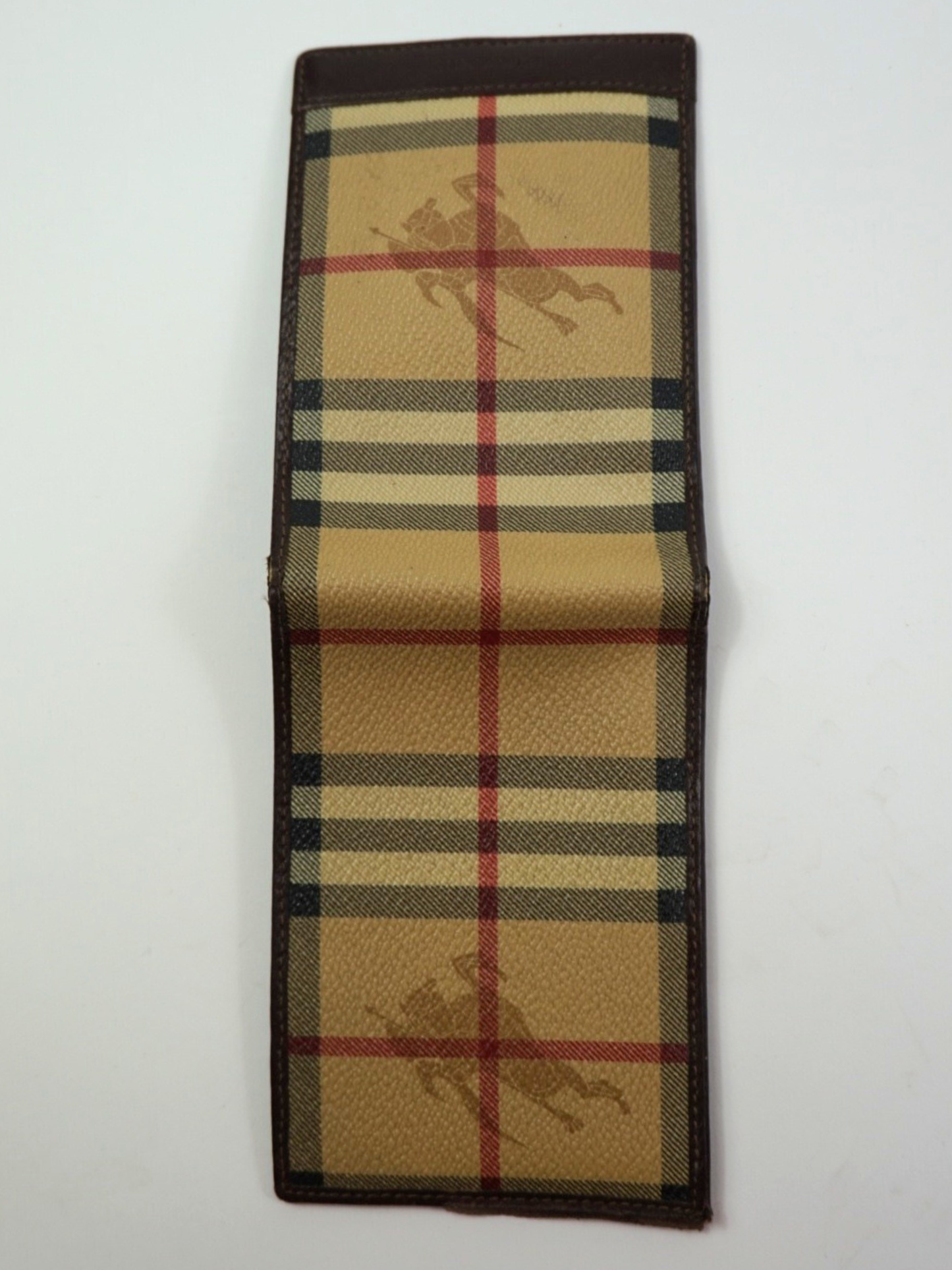 Portefeuille camel à motif Check - Burberry