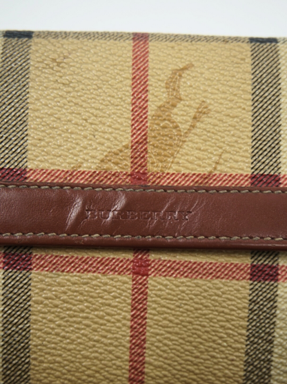 Portefeuille camel à motif Check - Burberry