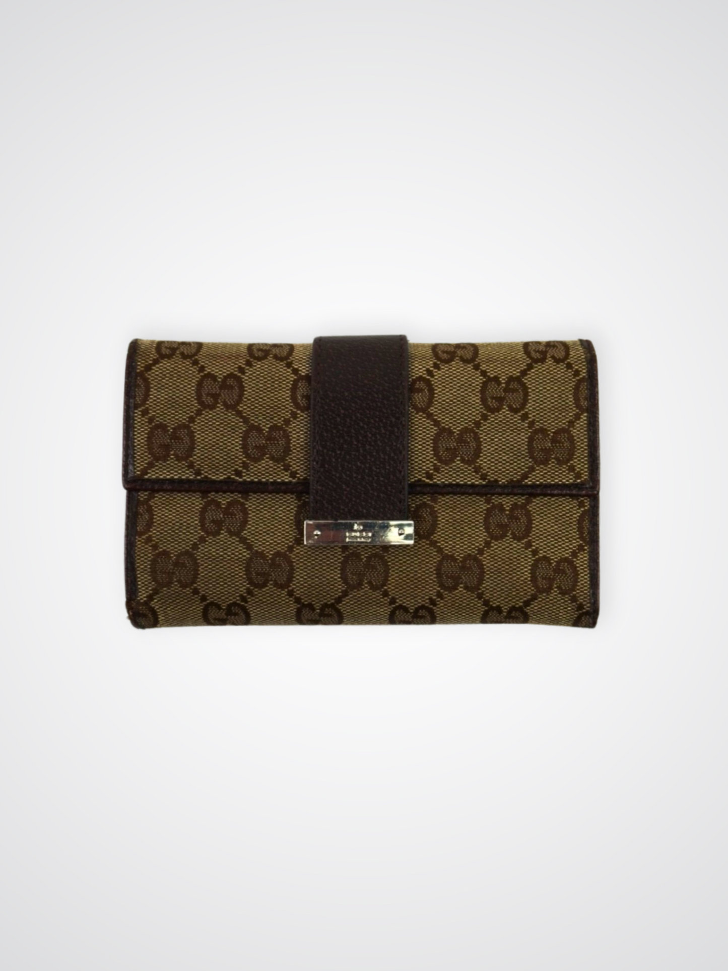 Portefeuille continental marron monogramme - Gucci