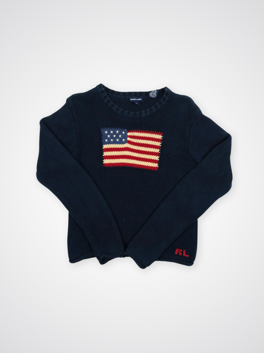 Pull flag bleu marine - Ralph Lauren