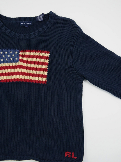 Pull flag bleu marine - Ralph Lauren