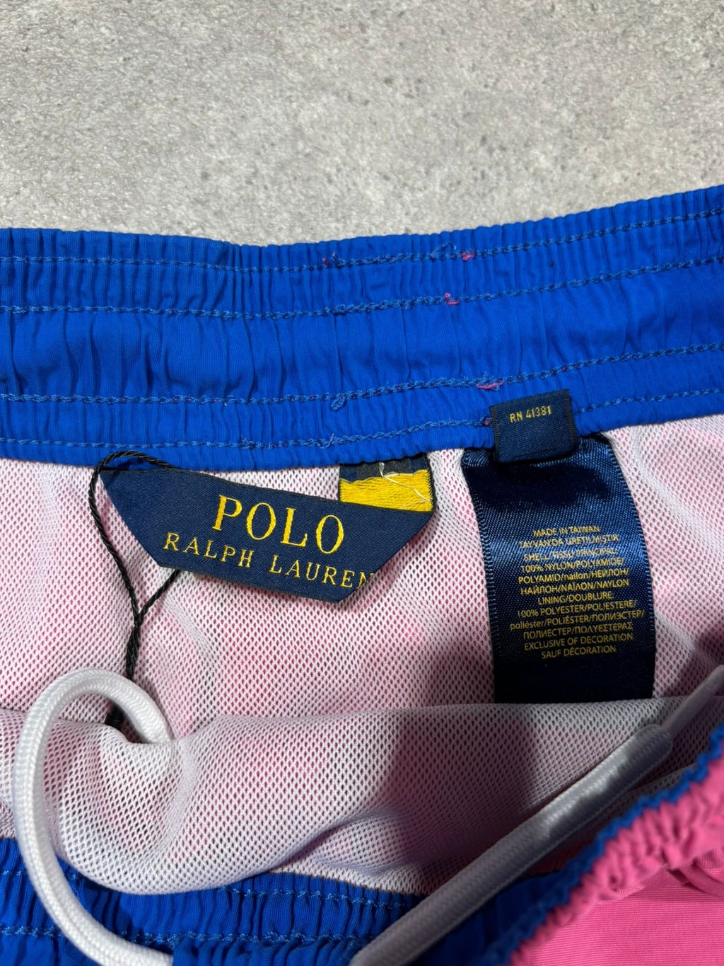 Short de bain Ralph Lauren rose (M)