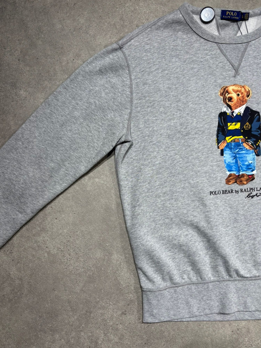 Sweat Ralph Lauren Bear gris (L)