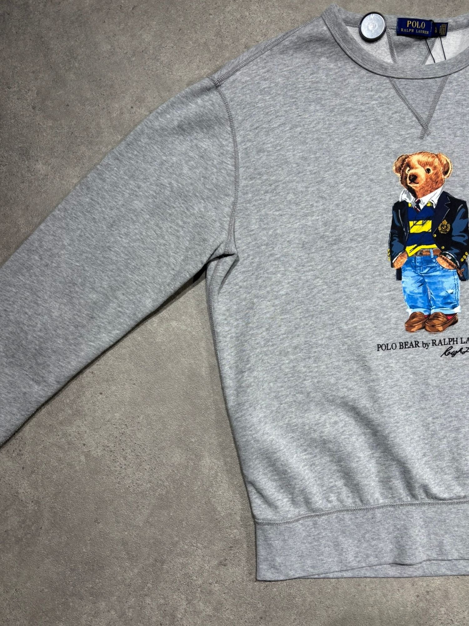 Sweat Ralph Lauren Bear gris (L)