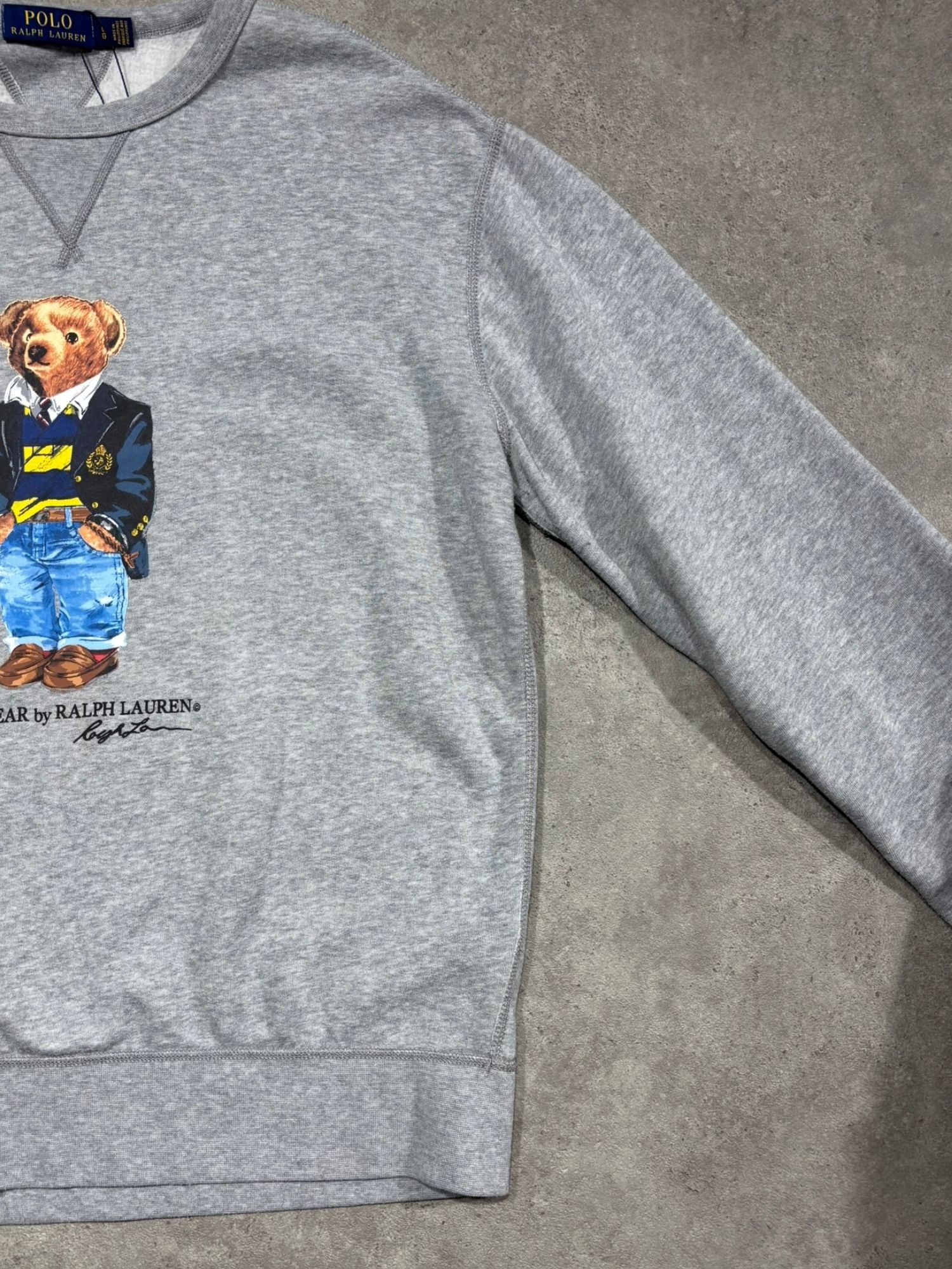 Sweat Ralph Lauren Bear gris (L)