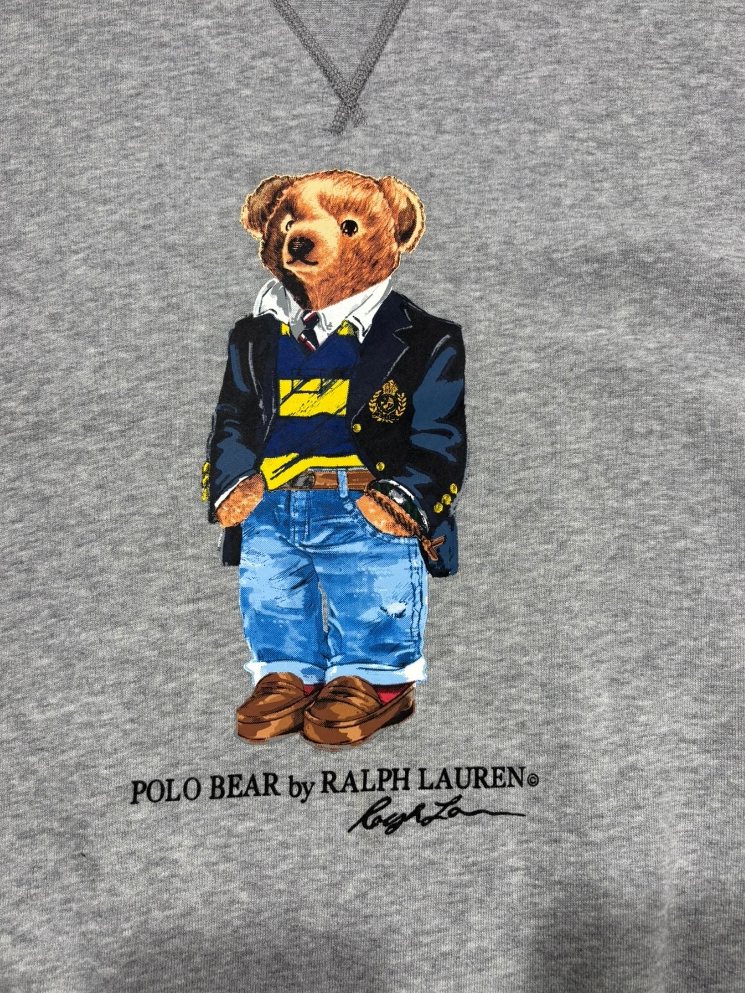 Sweat Ralph Lauren Bear gris (L)