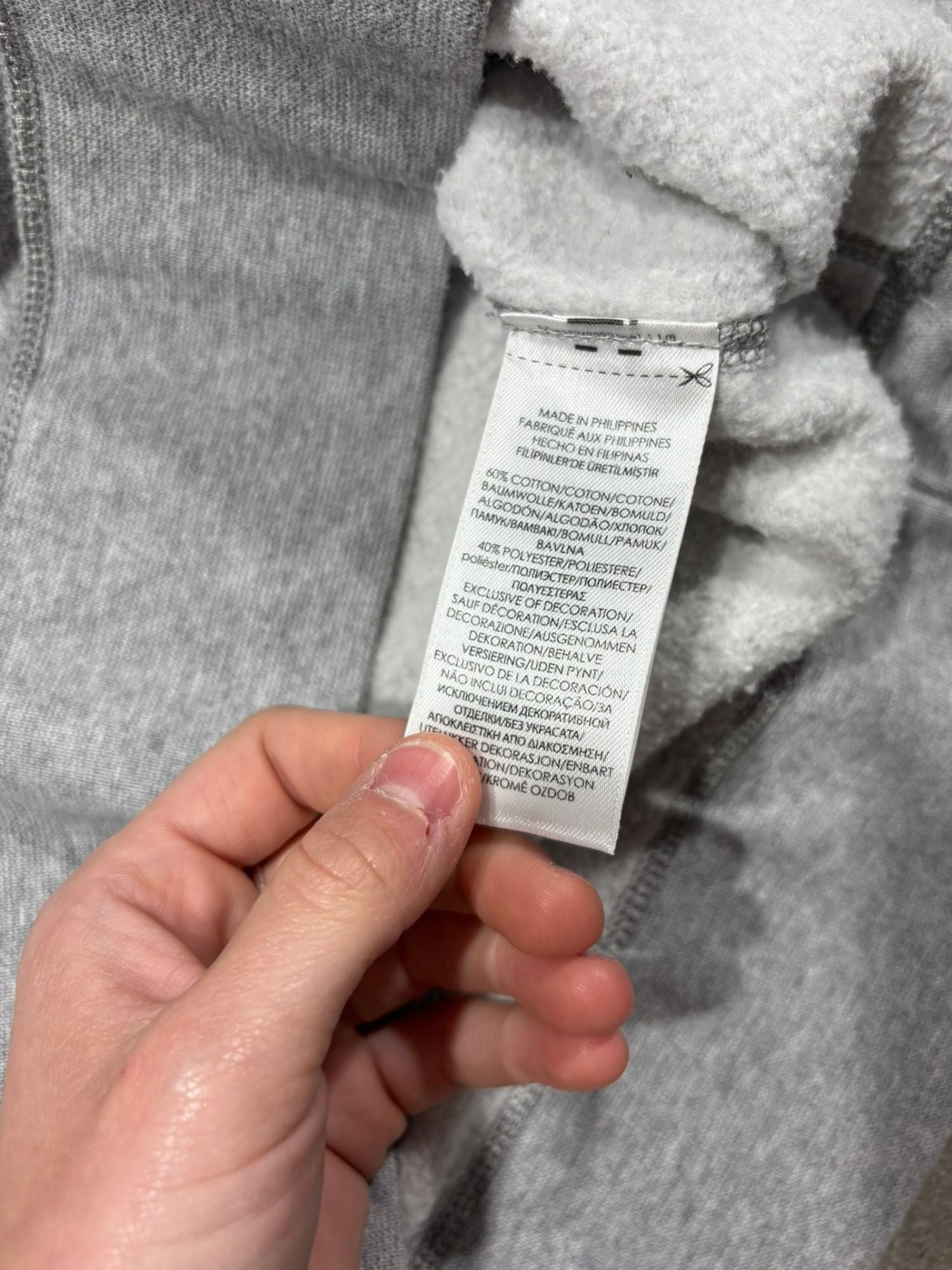 Sweat Ralph Lauren Bear gris (L)