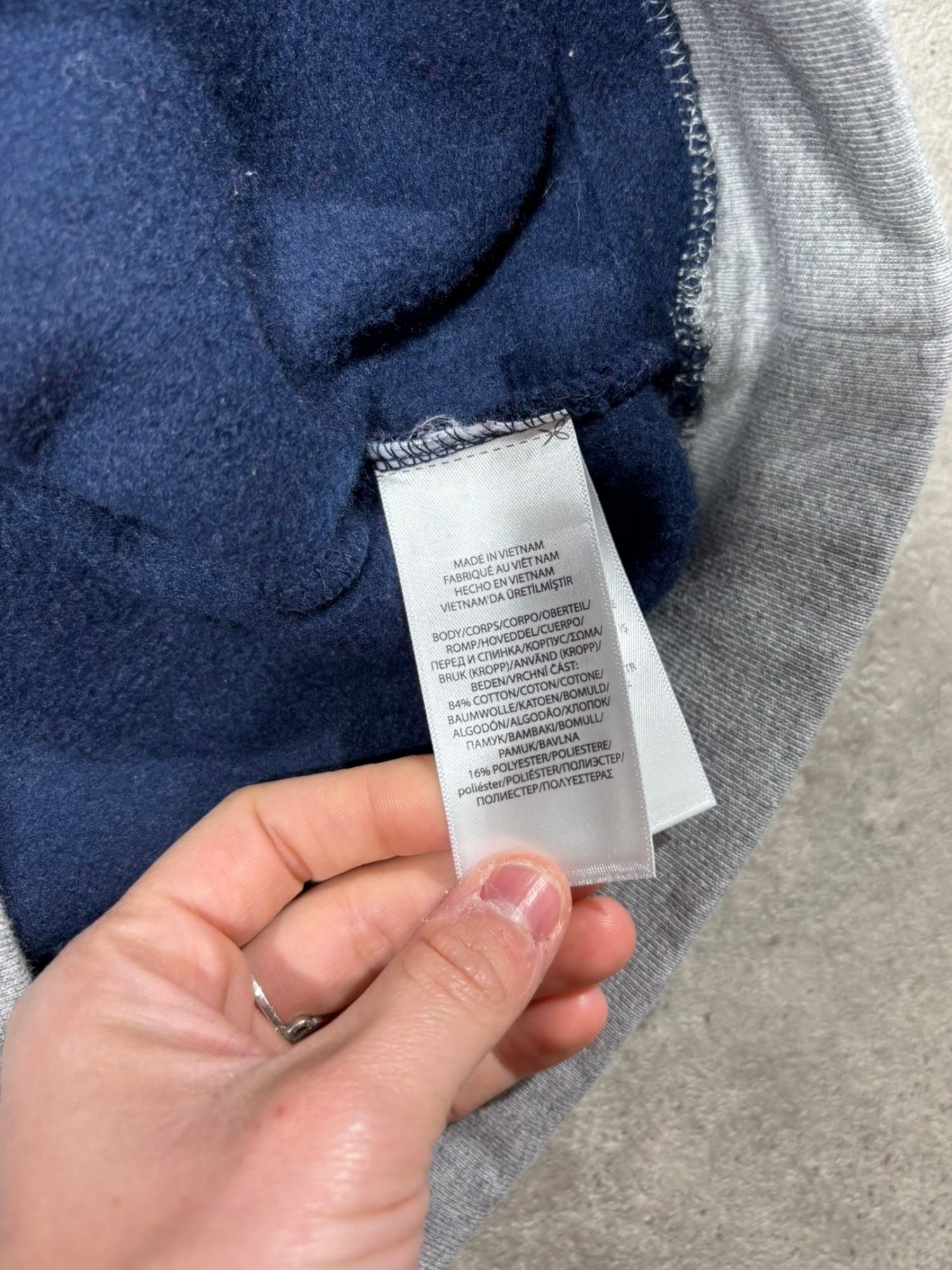 Sweat Ralph Lauren Bear bleu (XL 18/20 - S)