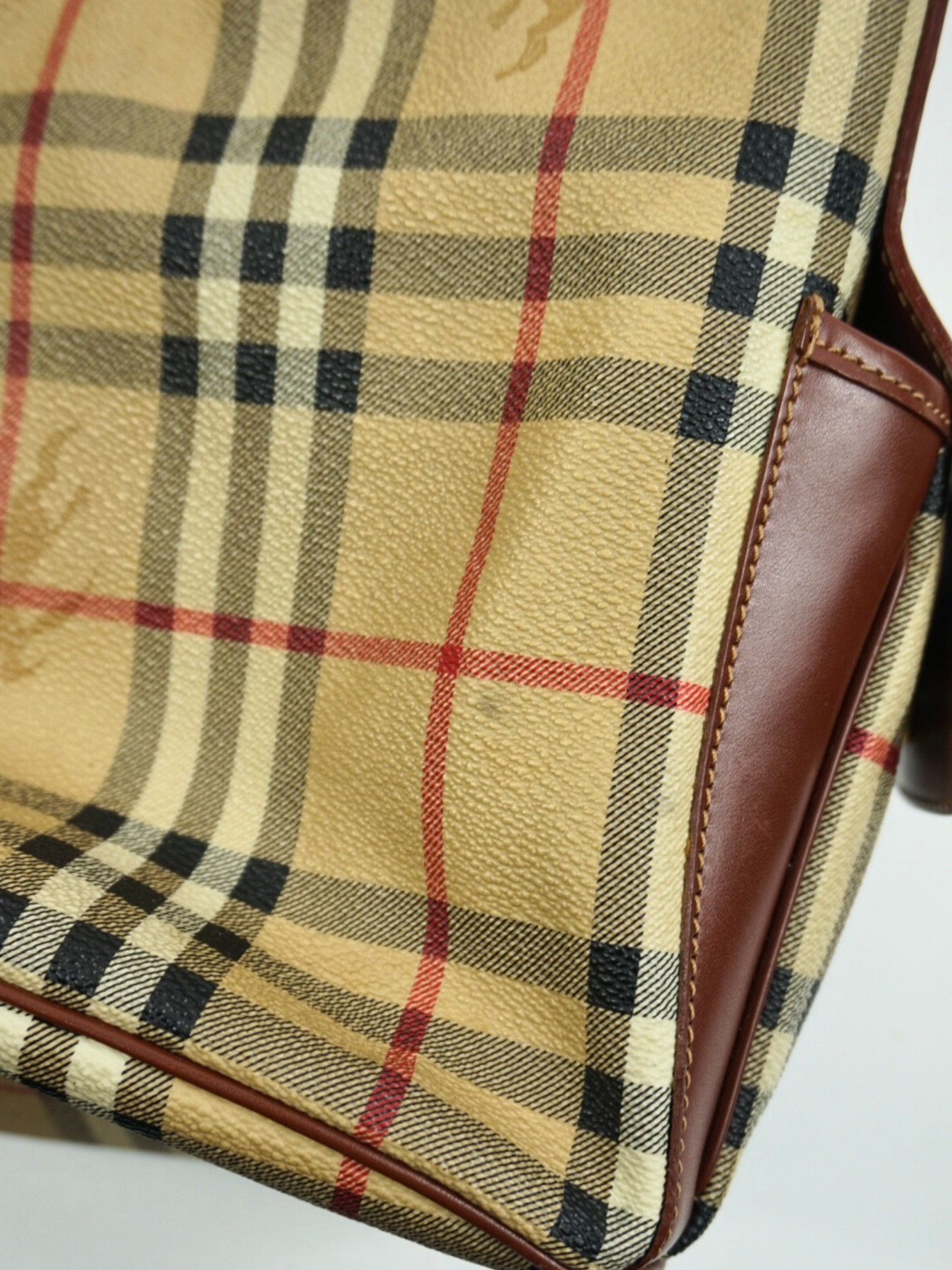 Sac camel à motif Check - Burberry