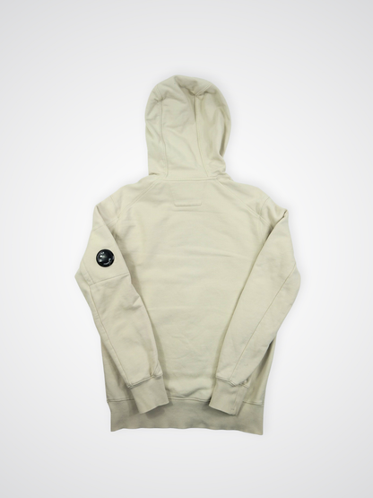 Sweat à capuche beige à lentille - CP Company