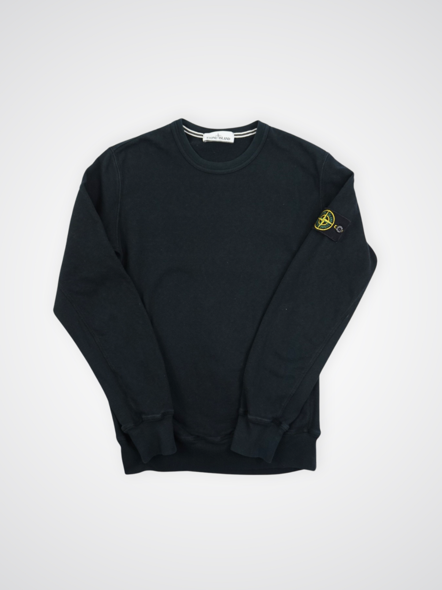 Sweat noir à patch - Stone Island