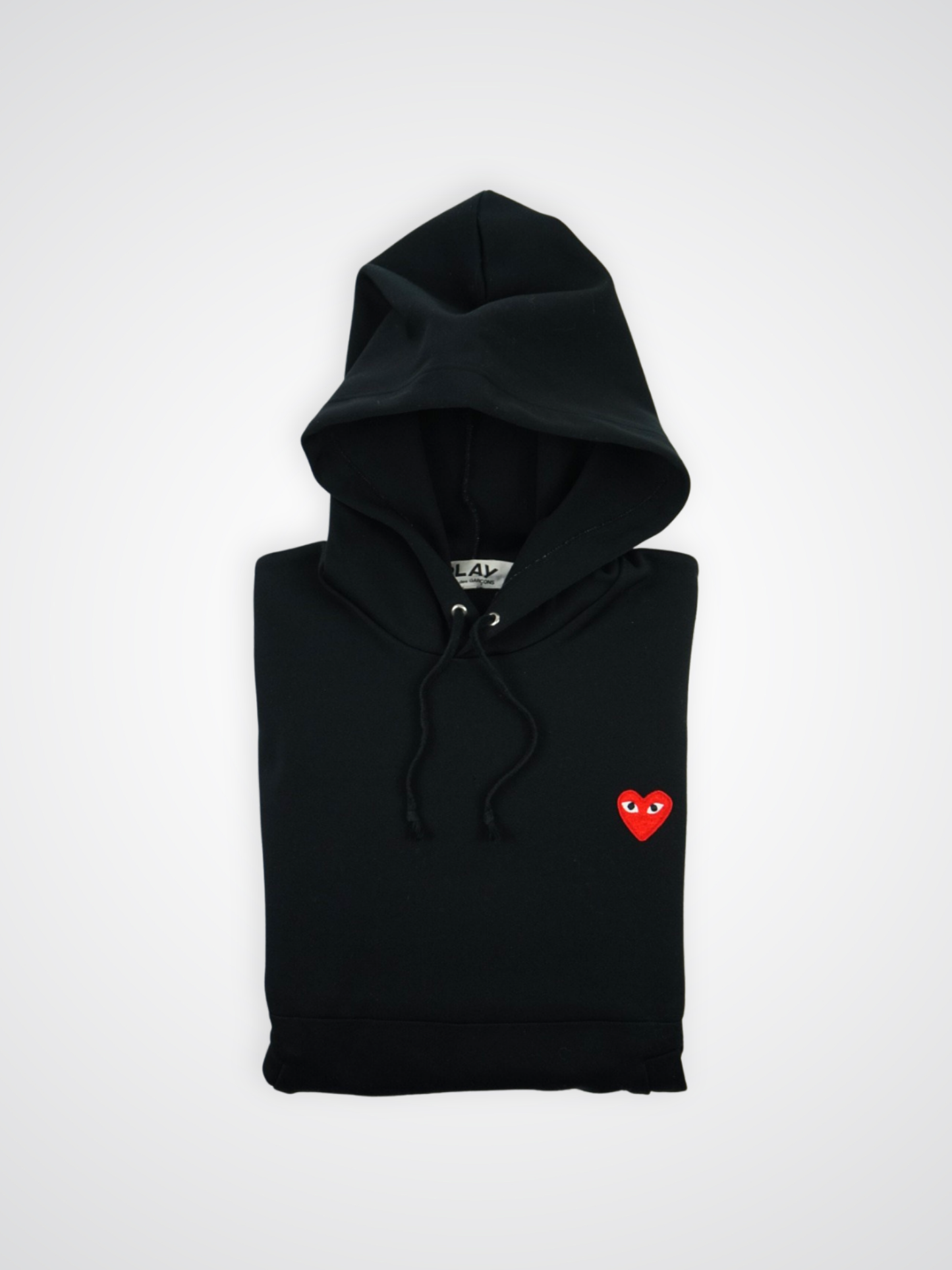 Sweat à capuche noir à logo - Comme des Garçons