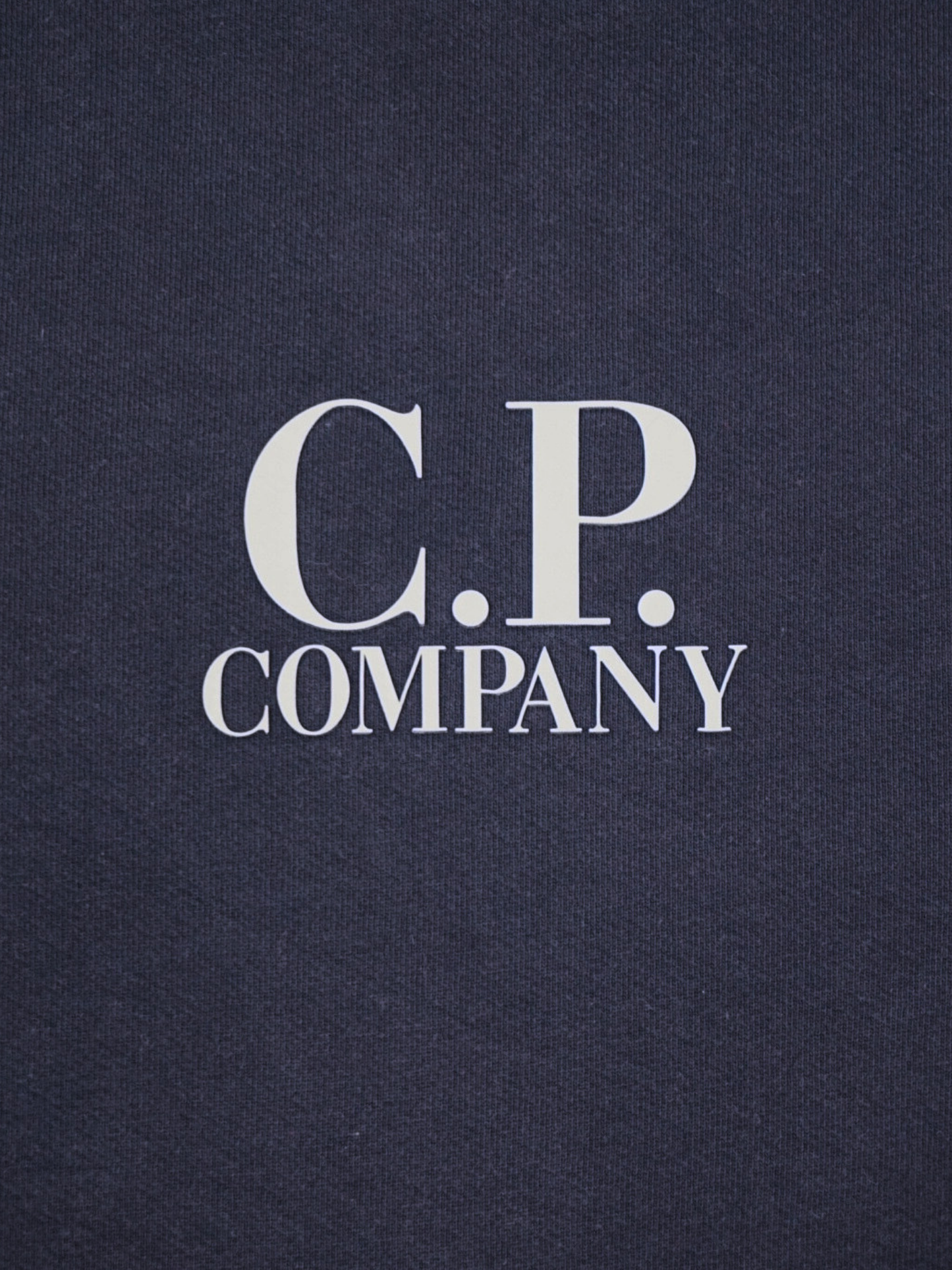 Sweat bleu marine à logo - CP Company