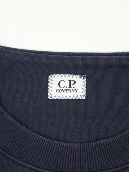 Sweat bleu marine à logo - CP Company