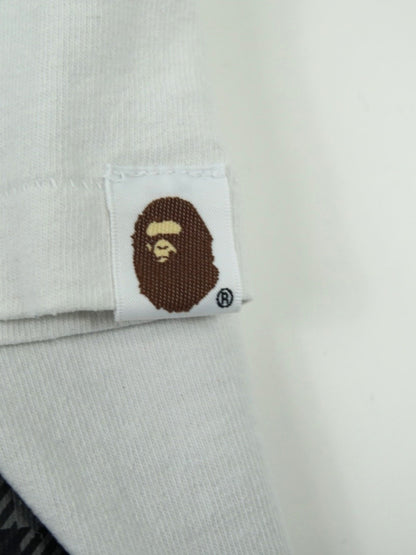 T-shirt blanc à motif - Bape