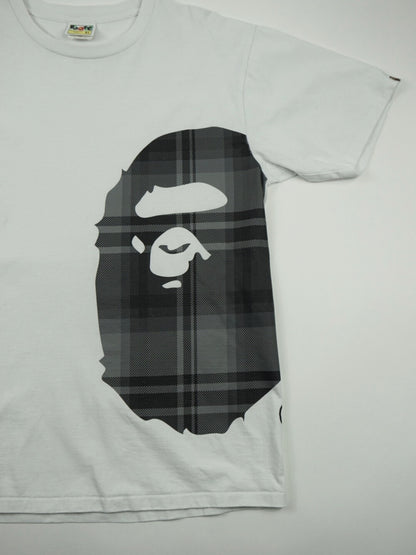 T-shirt blanc à motif - Bape