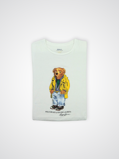 T-shirt blanc à motif Bear - Ralph Lauren