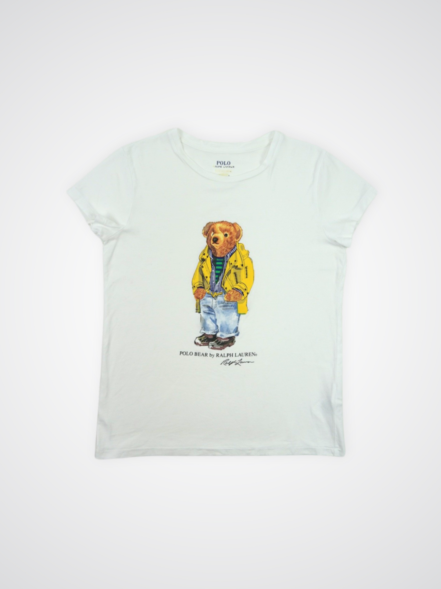 T-shirt blanc à motif Bear - Ralph Lauren