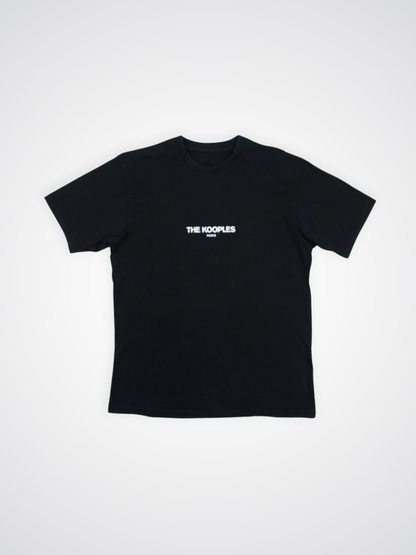 T-shirt noir à logo - The Kooples