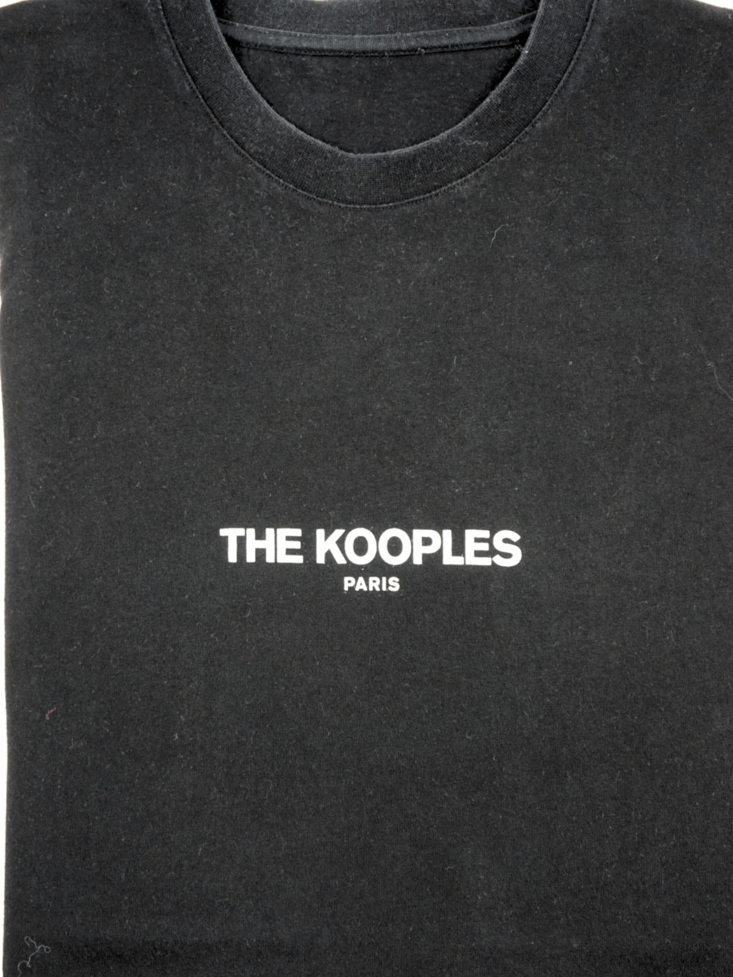 T-shirt noir à logo - The Kooples