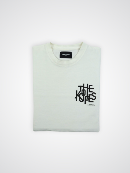 T-shirt blanc à motif - The Kooples