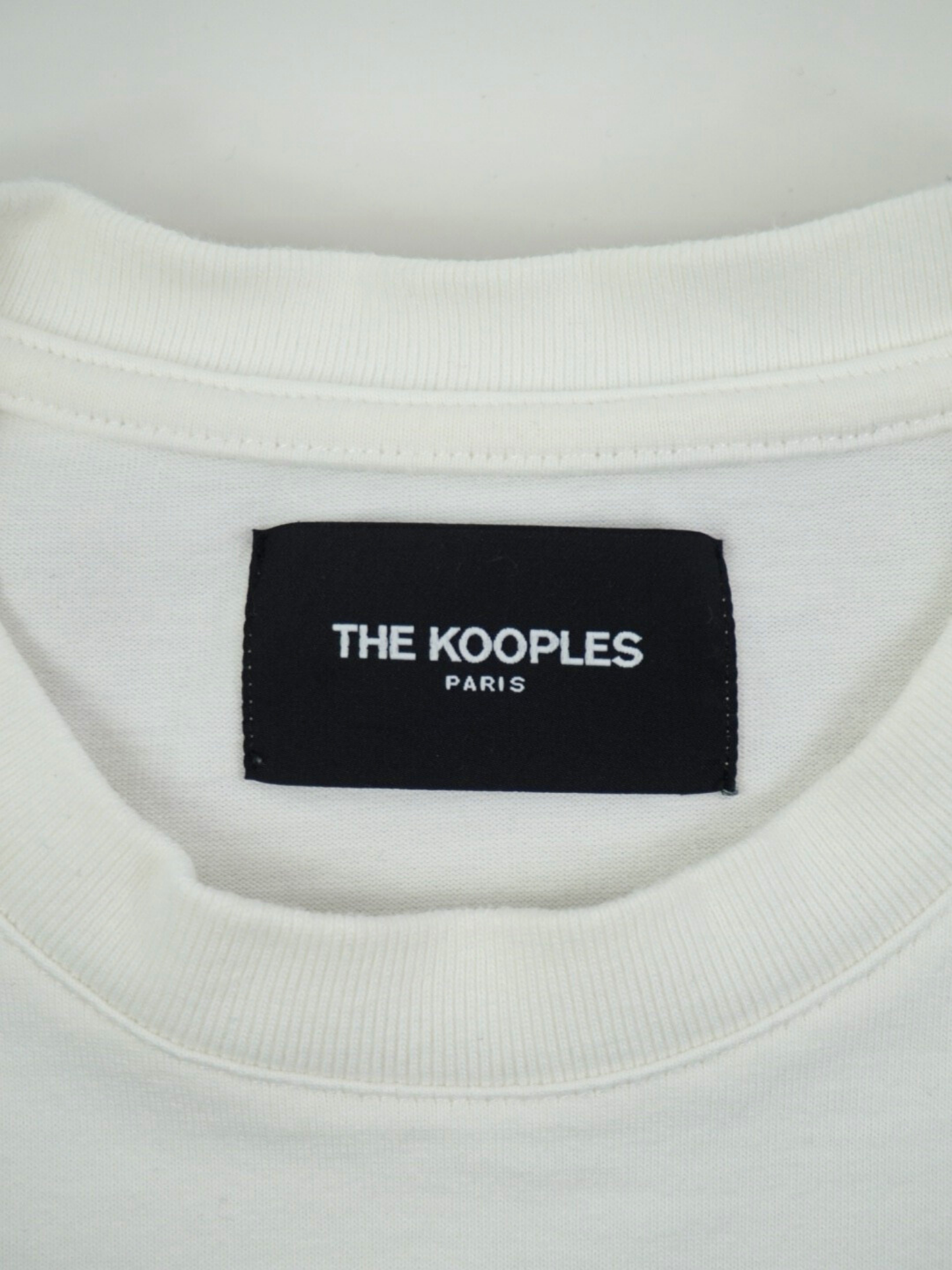 T-shirt blanc à motif - The Kooples