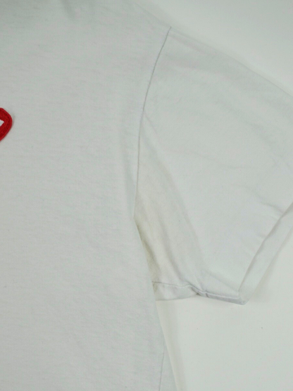 T-shirt blanc à motif coeur - Comme des Garçons