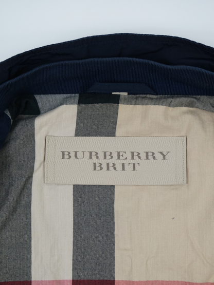 Veste bleue marine à logo - Burberry