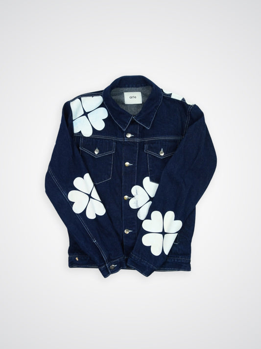 Veste en jean à motif fleur Josh Denim Trevo - Arte