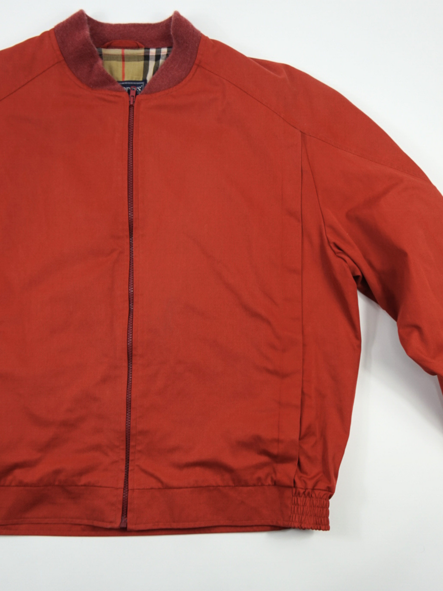 Veste style bombers rouge - Burberry