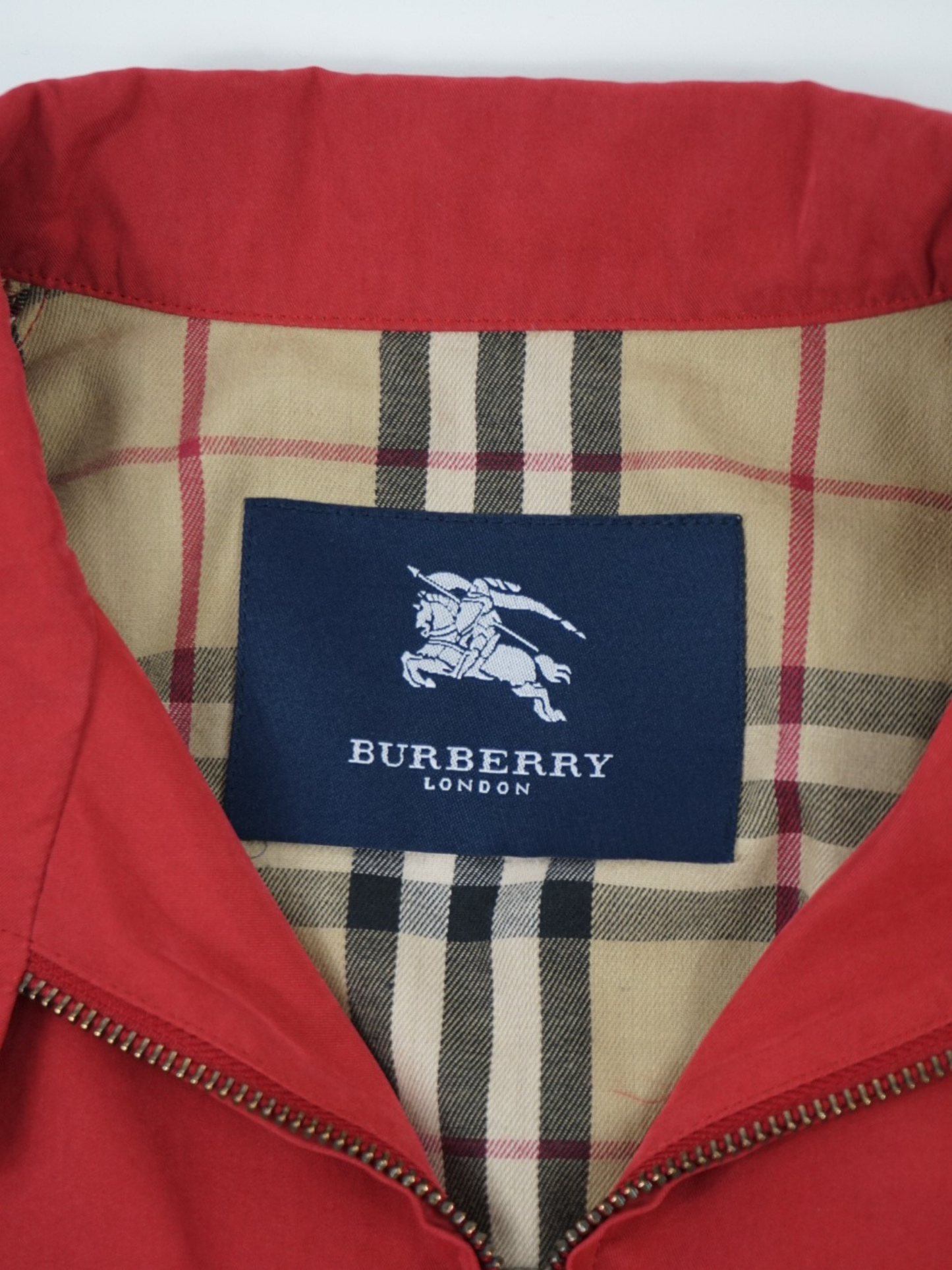 Veste Harrington rouge - Burberry