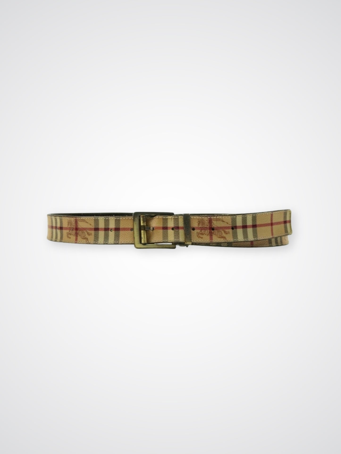 Ceinture beige à motif Check - Burberry