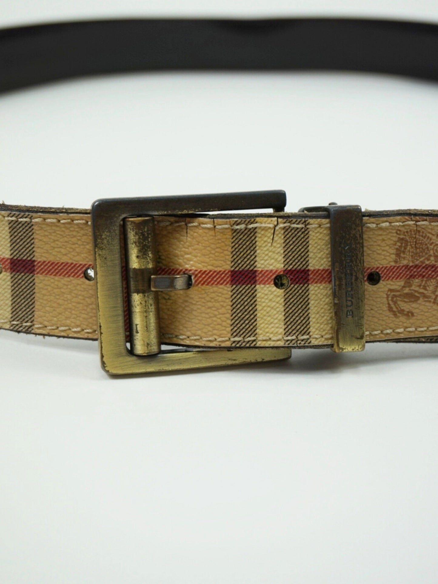 Ceinture beige à motif Check - Burberry