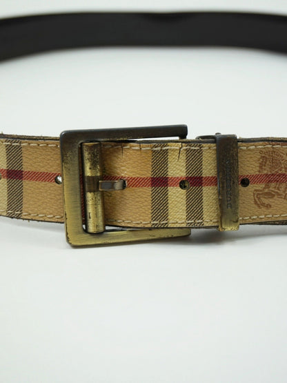 Ceinture beige à motif Check - Burberry