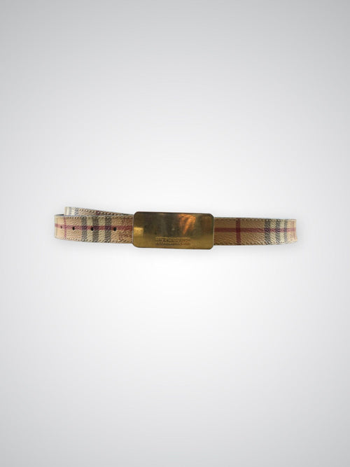 Ceinture Check Burberry