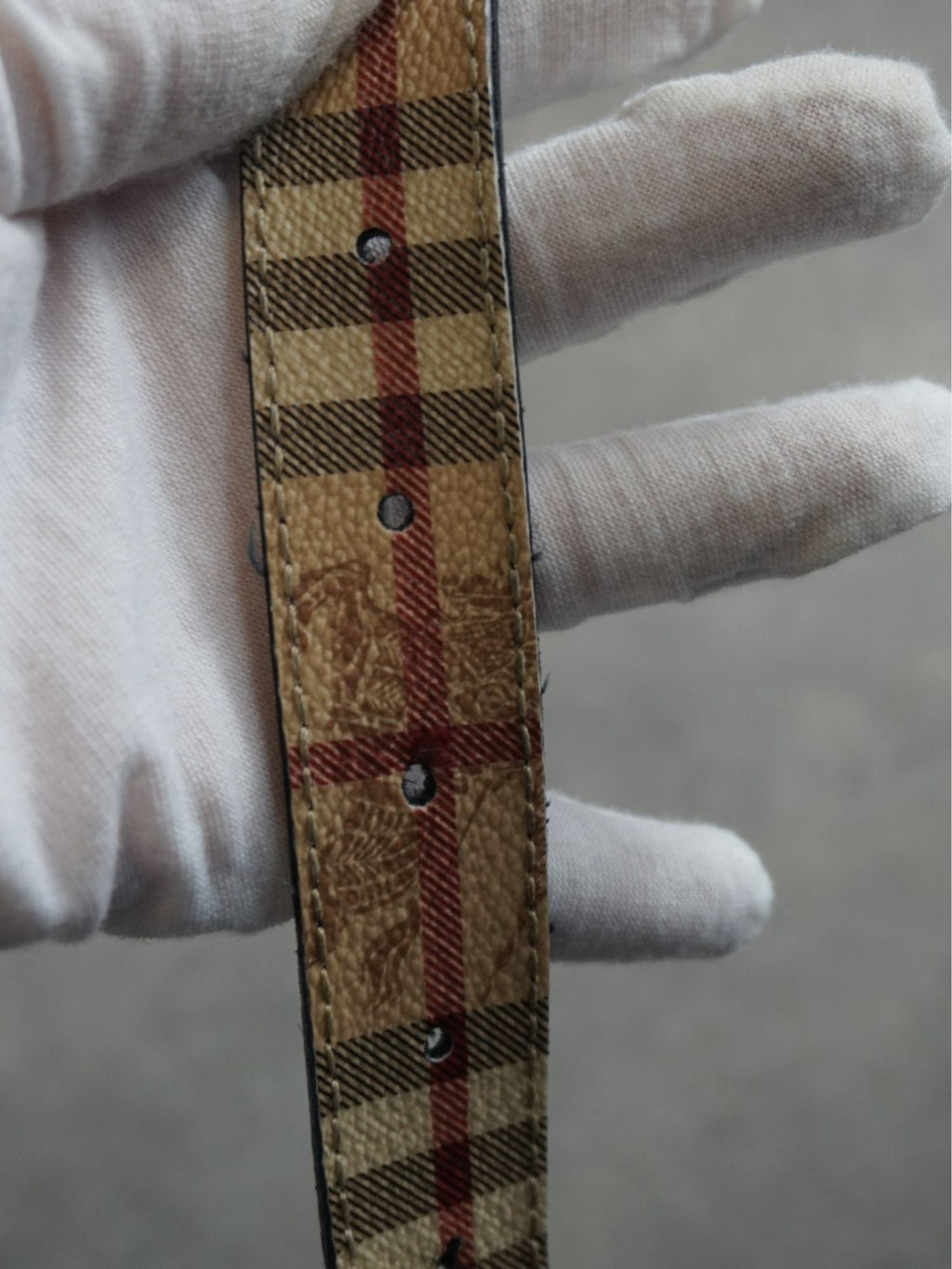 Ceinture Check Burberry