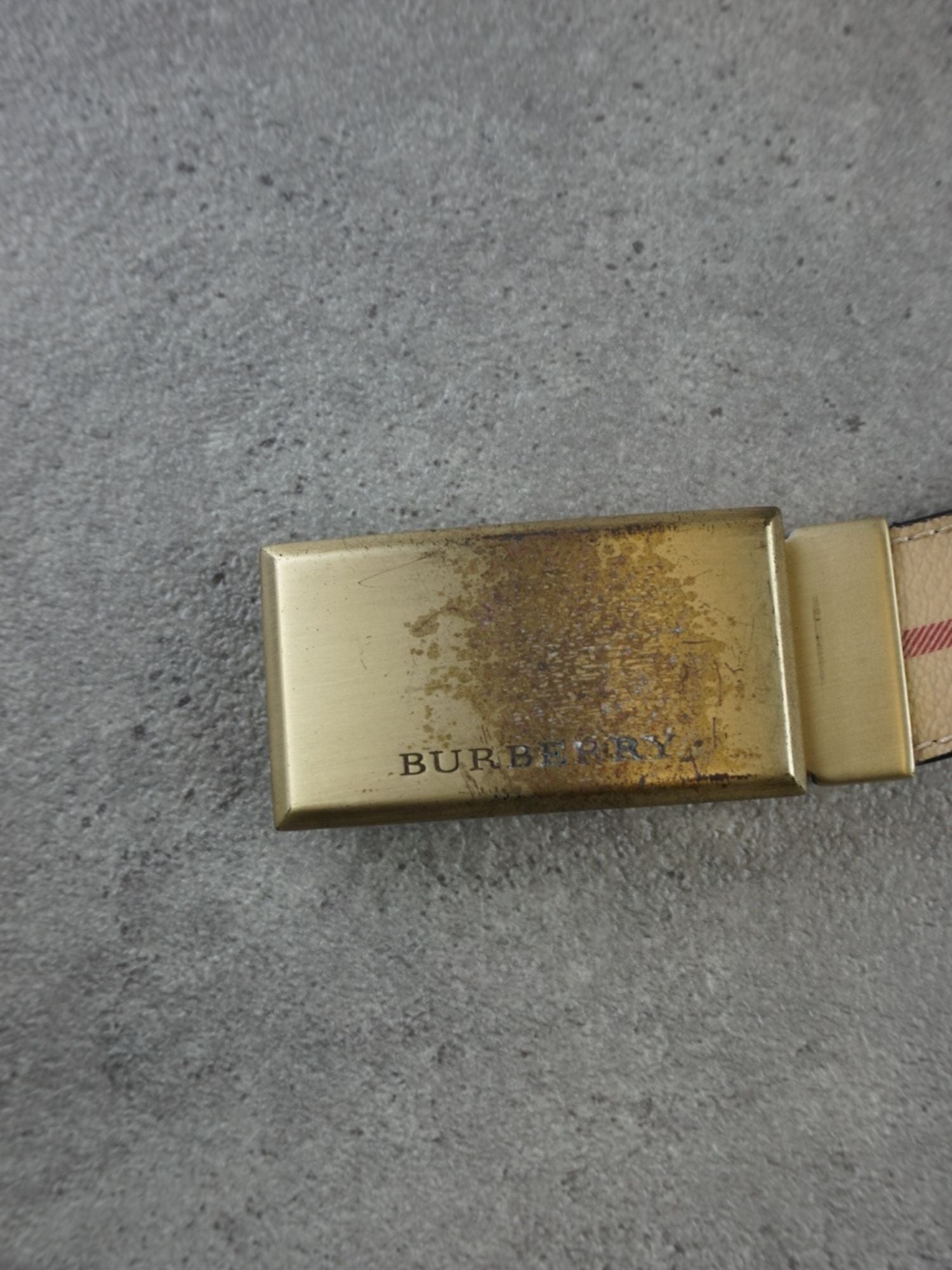 Ceinture Check Burberry