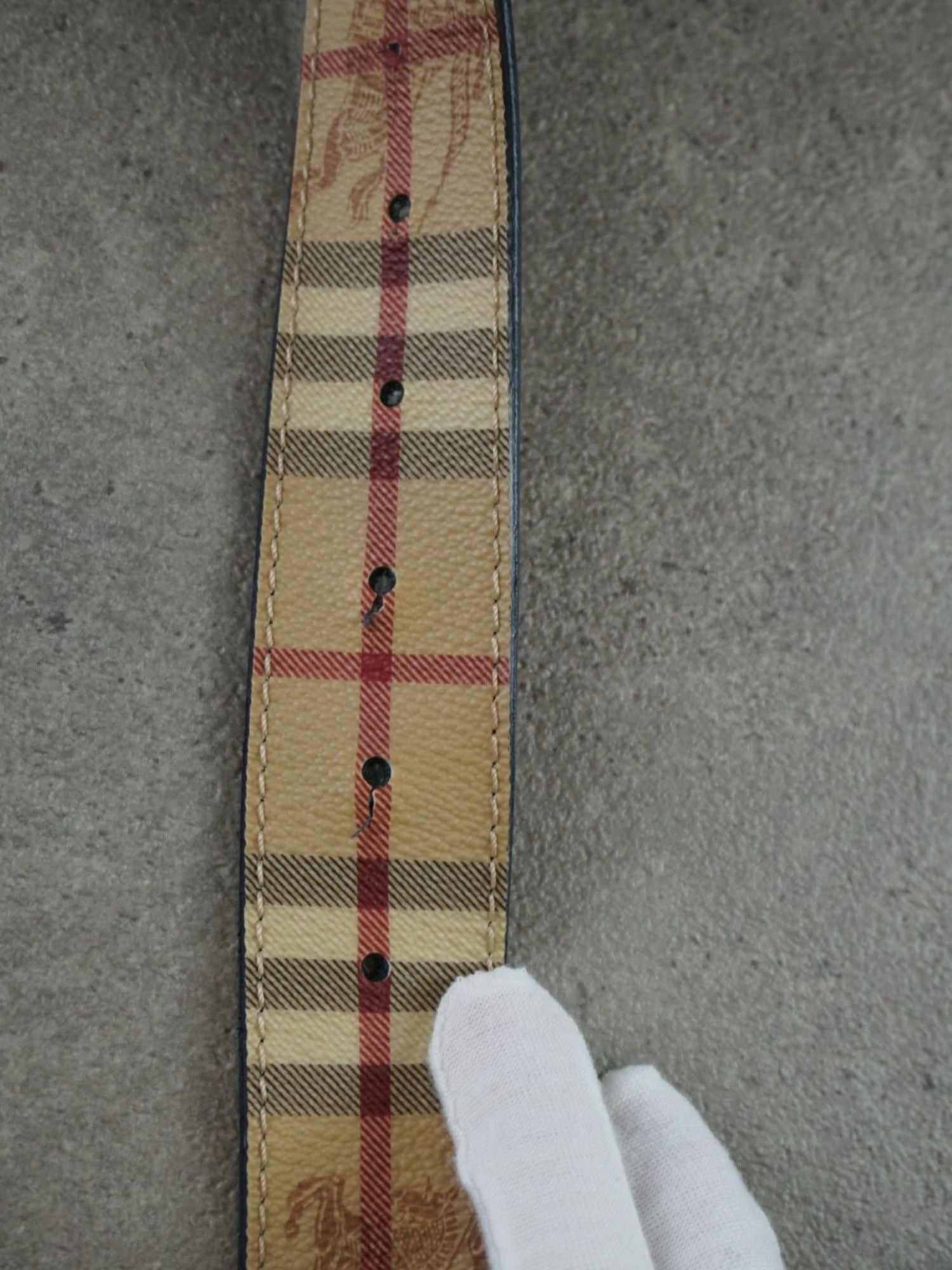 Ceinture Check Burberry